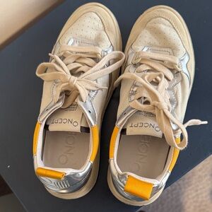 ONCEPT Women's Sneakers in Cream and Yellow